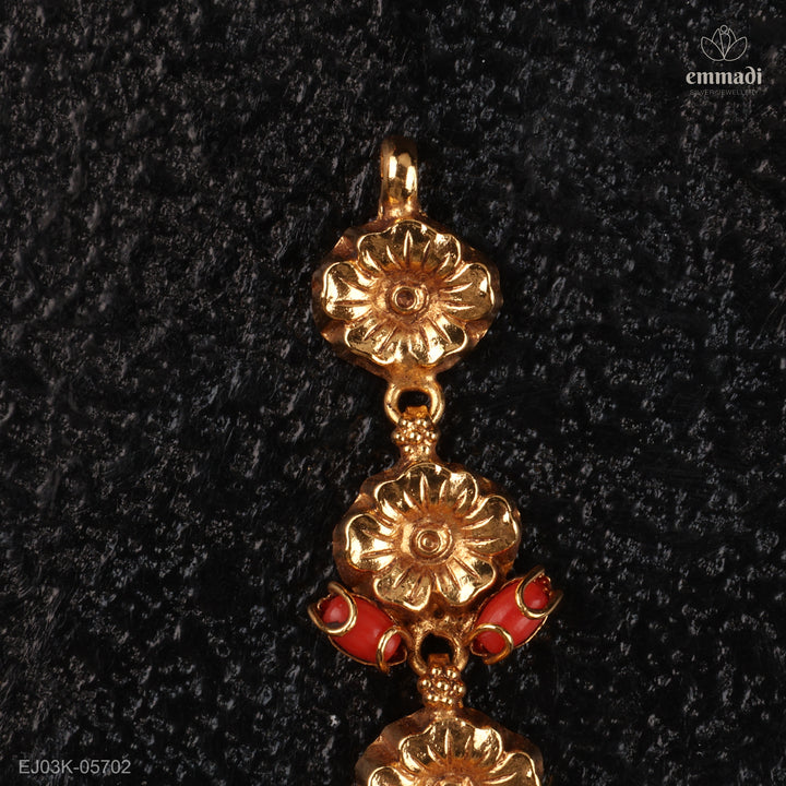 Long Necklace Kundan Nakshi