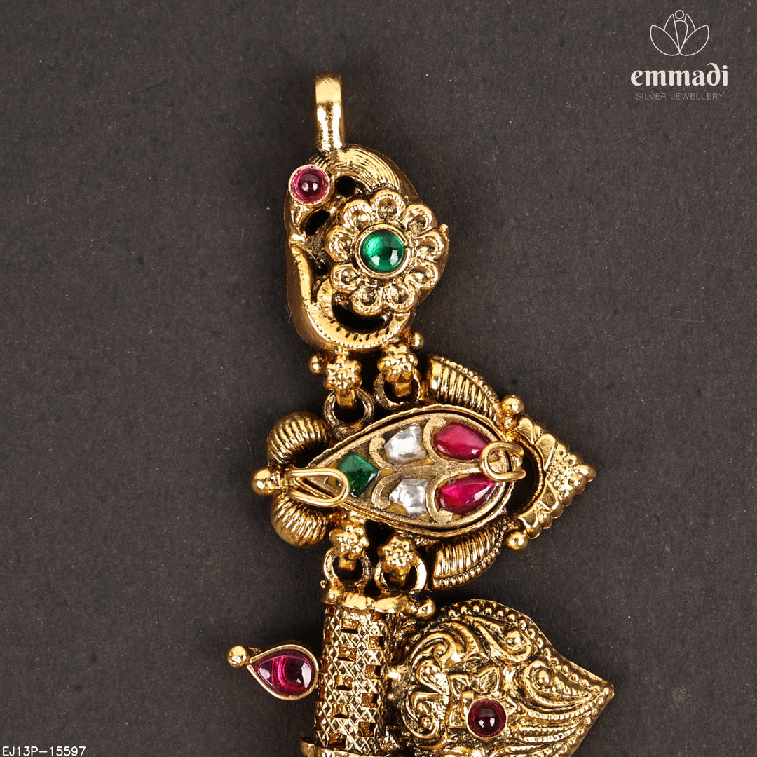 Short Necklace Kundan Nakshi