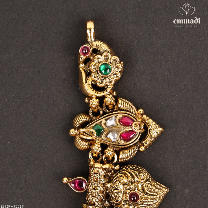 Short Necklace Kundan Nakshi