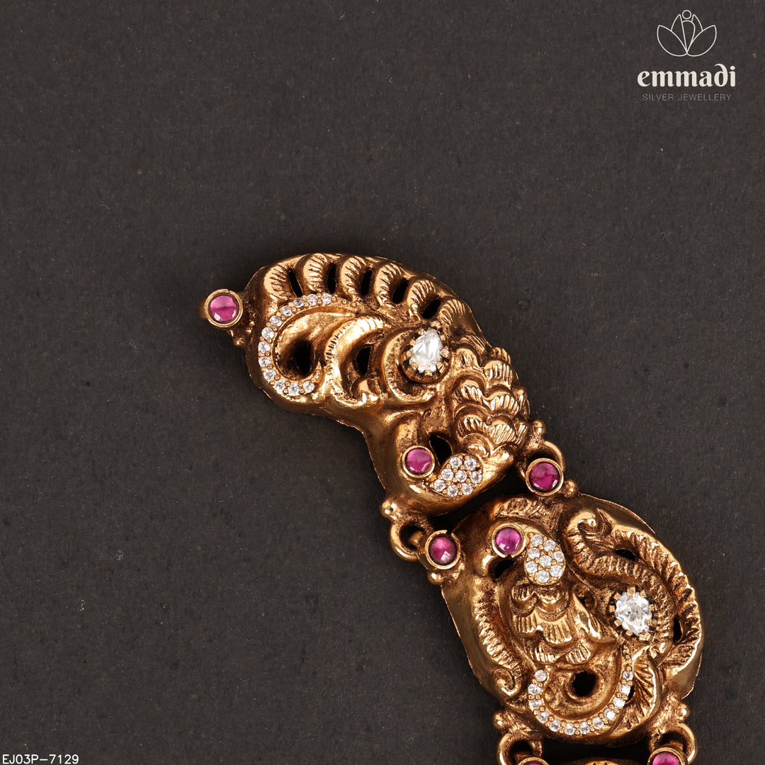 Short Necklace Kundan Nakshi