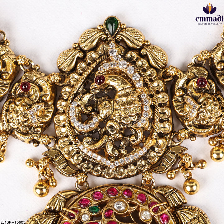 Long Necklace Kundan Nakshi