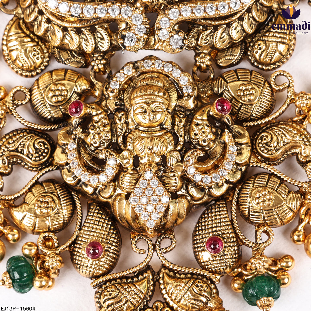 Long Necklace Kundan Nakshi