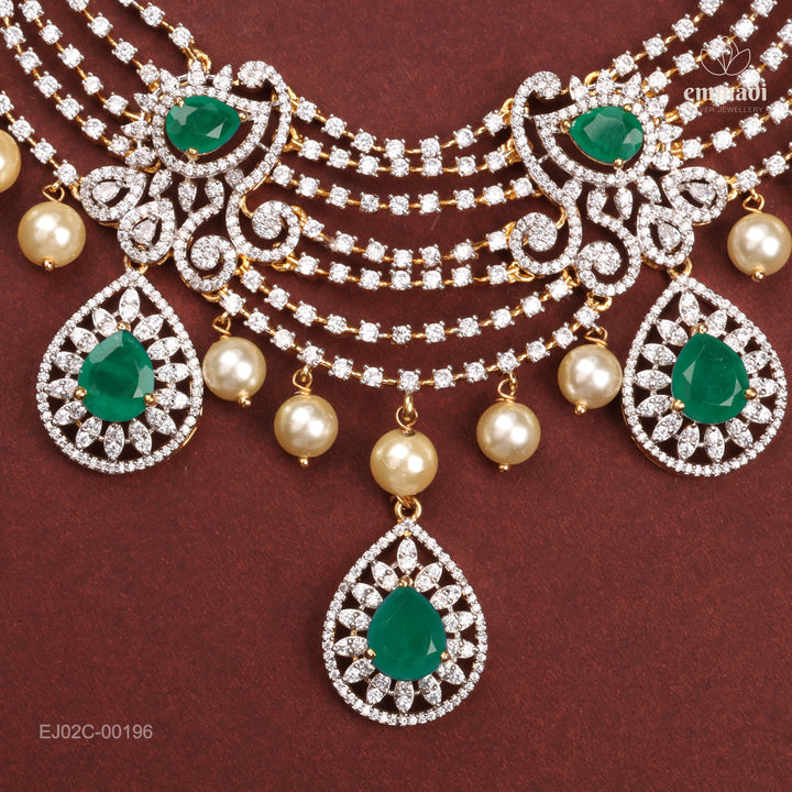 Short Necklace Premium Cz