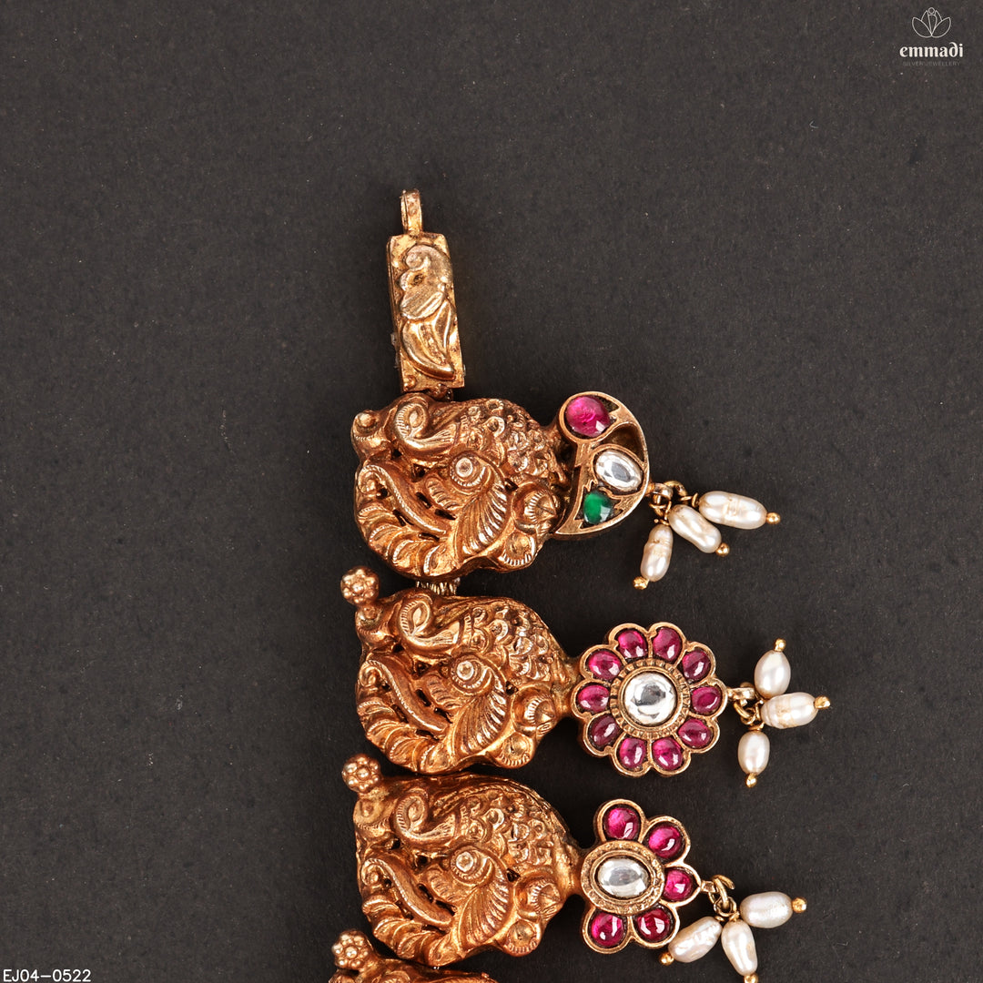 Short Necklace Kundan Nakshi