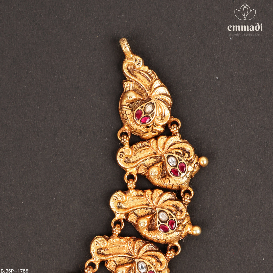 Short Necklace Kundan Nakshi