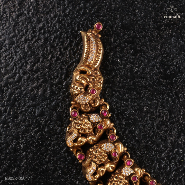 Short Necklace Kundan Nakshi