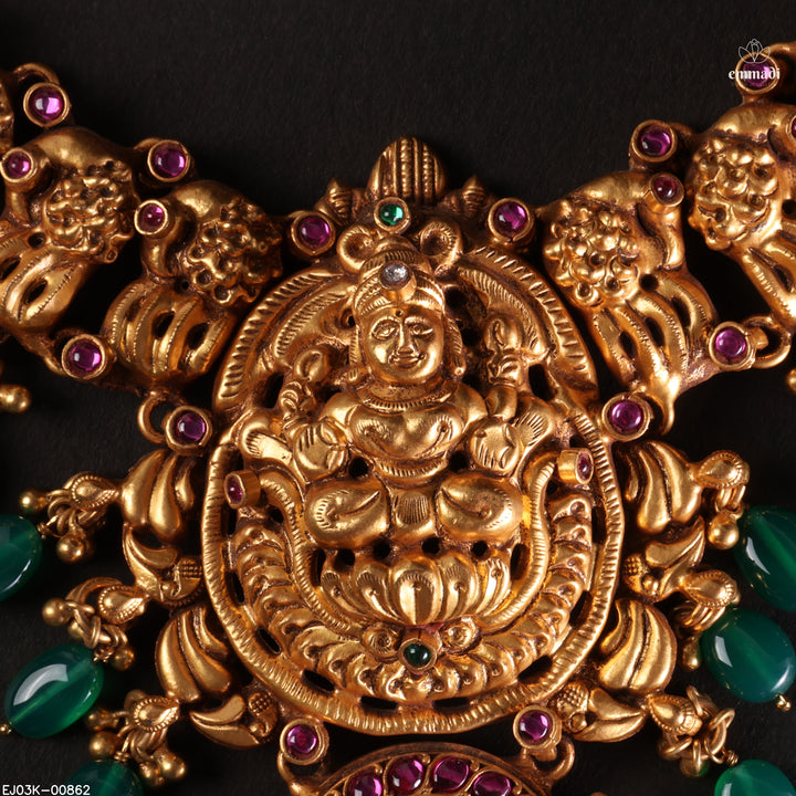 Short Necklace Kundan Nakshi