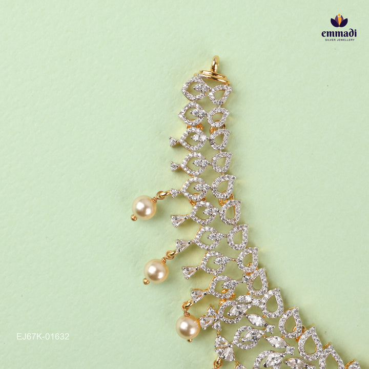 Short Necklace Premium Cz