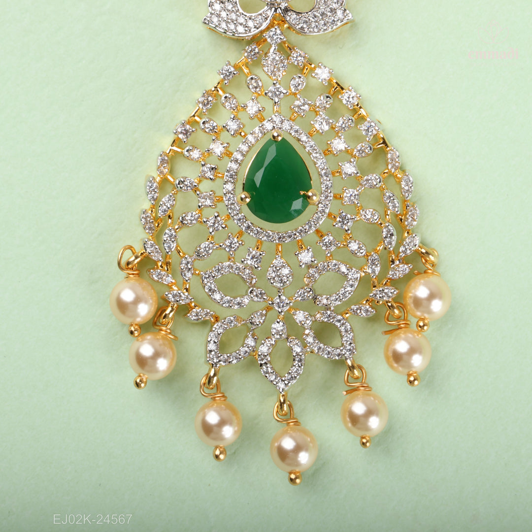 Long Necklace Premium Cz
