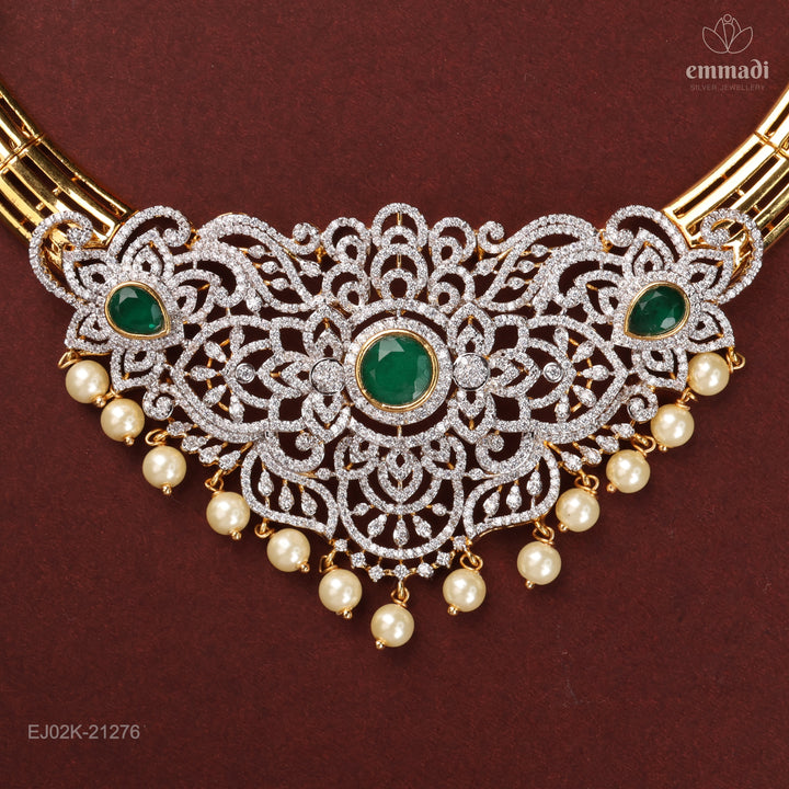 Short Necklace Premium Cz