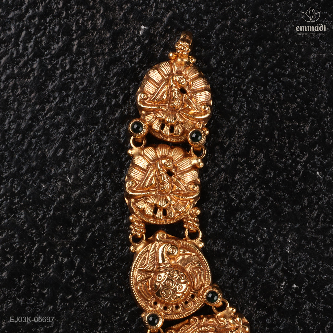 Short Necklace Kundan Nakshi