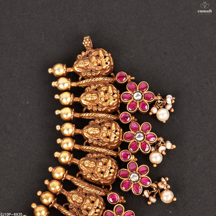 Short Necklace Kundan Nakshi