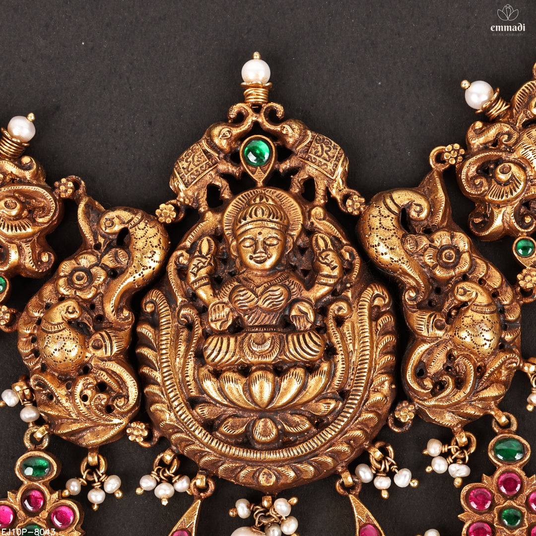 Short Necklace Kundan Nakshi