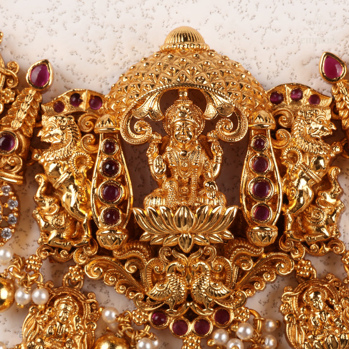 Short Necklace Premium Nakshi