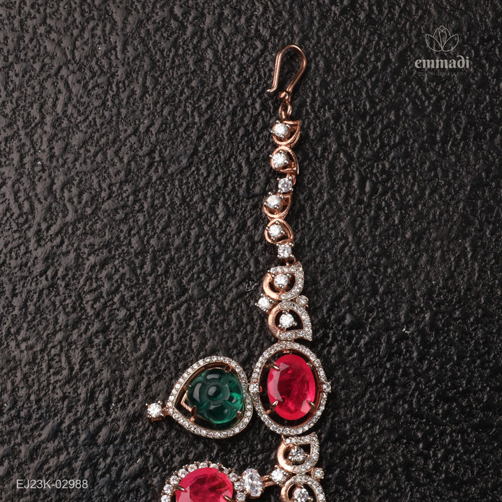 Short Necklace Gem Stone