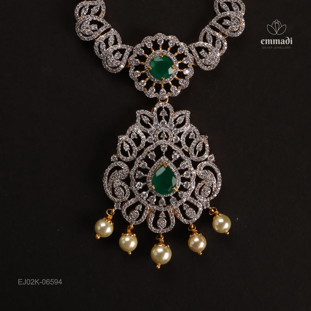Short Necklace Premium Cz