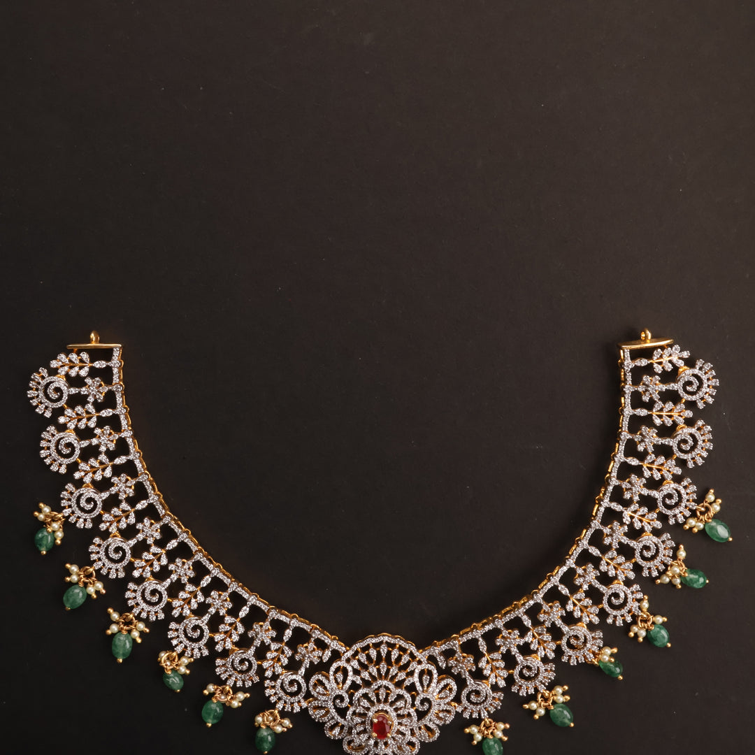 Short Necklace Premium Cz