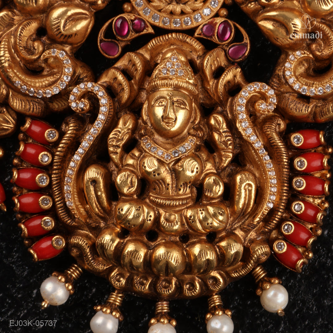Long Necklace Kundan Nakshi