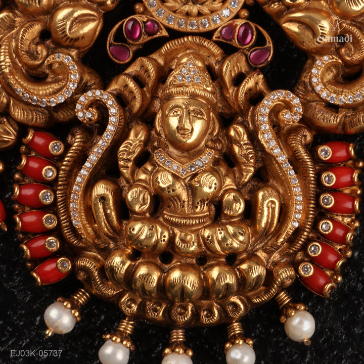 Long Necklace Kundan Nakshi