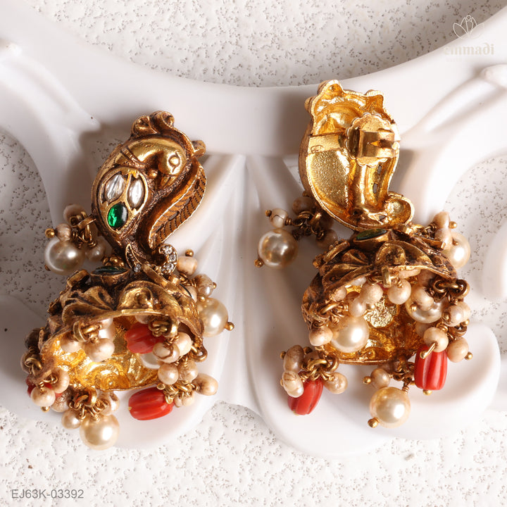 Jhumka Kundan Nakshi
