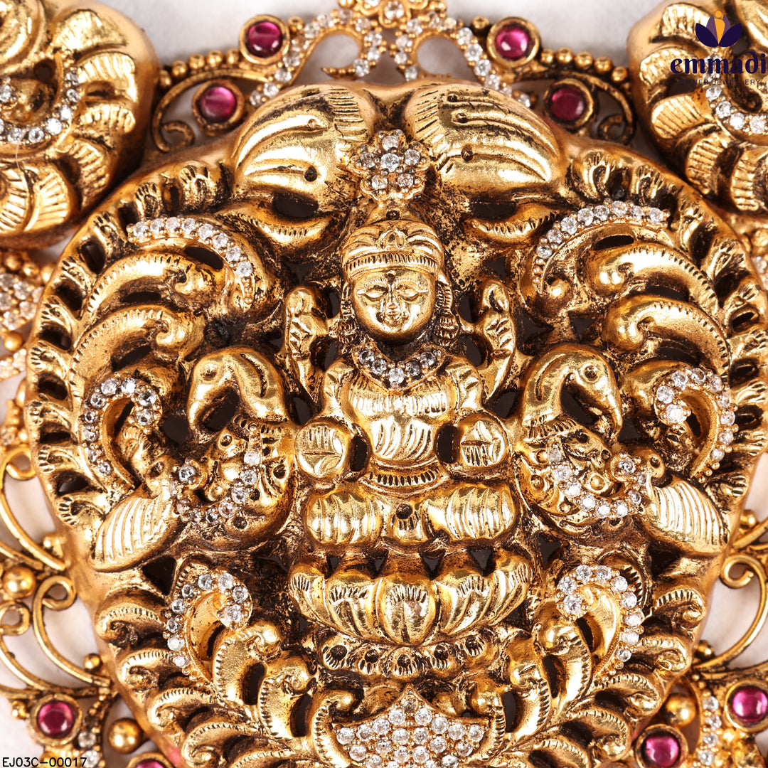 Long Necklace Kundan Nakshi