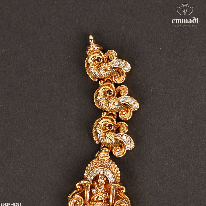 Short Necklace Premium Nakshi