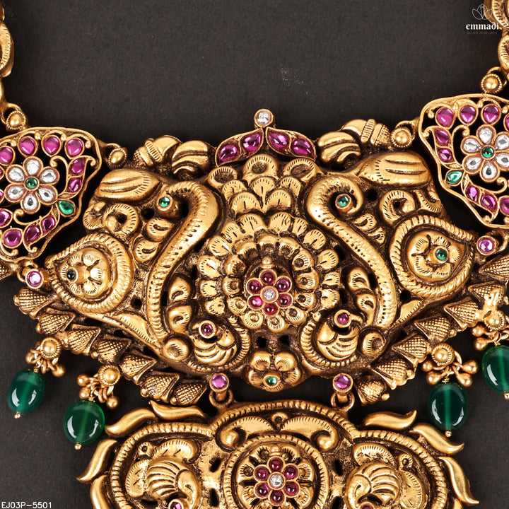 Long Haram Premium Kundan Nakshi