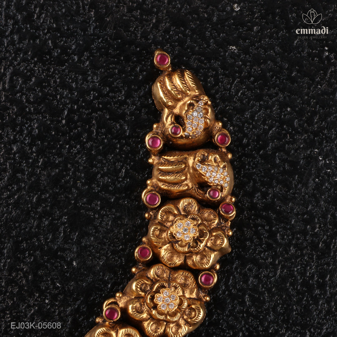 Short Necklace Kundan Nakshi