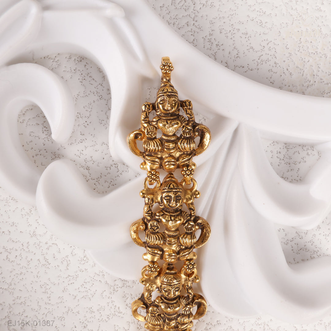 Long Necklace Kundan Nakshi