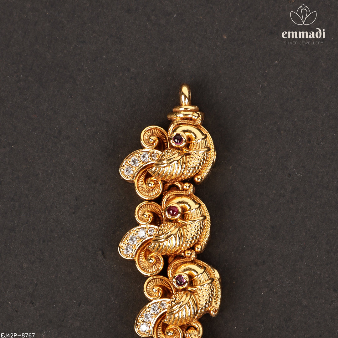 Short Necklace Premium Nakshi