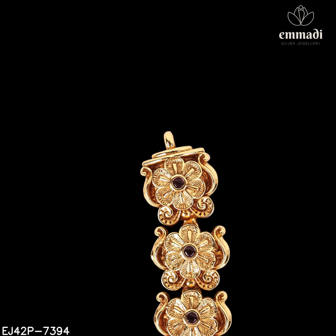 Long Necklace Moissanite Nakshi