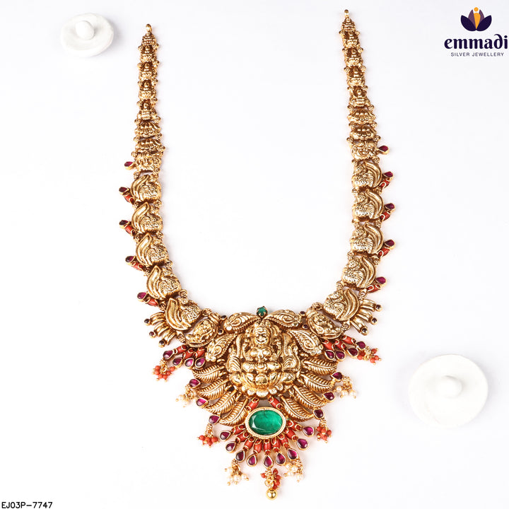 Long Necklace Kundan Nakshi