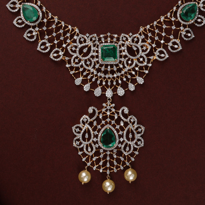 Short Necklace Premium Cz