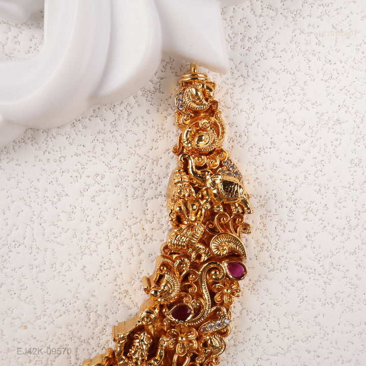 Short Necklace Premium Nakshi
