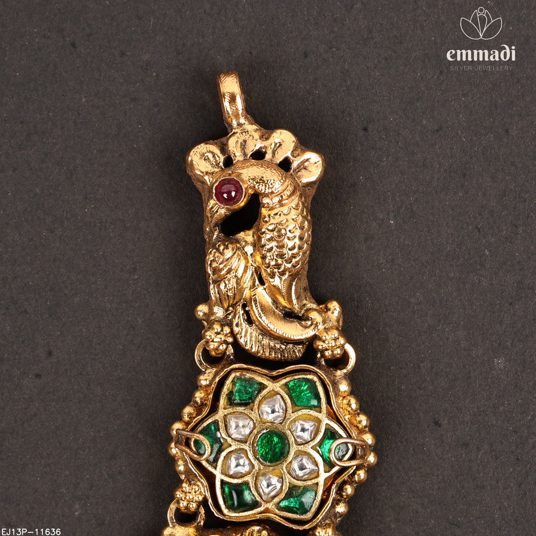Short Necklace Kundan Nakshi