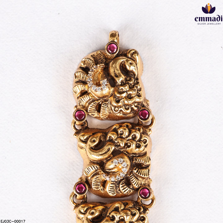 Long Necklace Kundan Nakshi