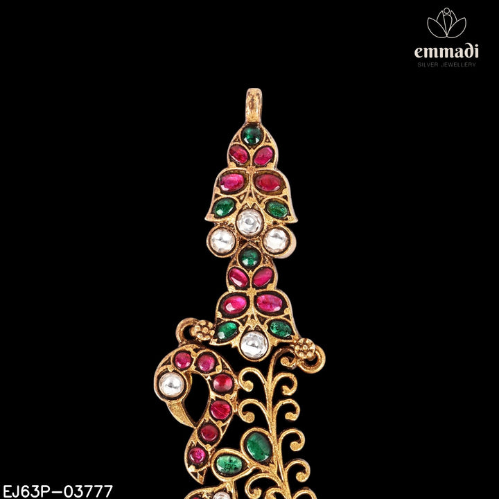 Long Necklace Kundan Nakshi