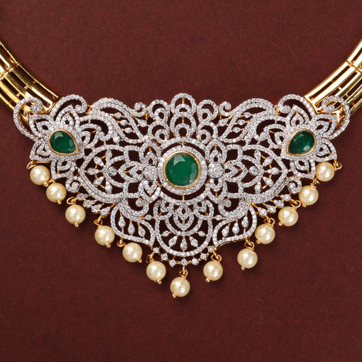 Short Necklace Premium Cz