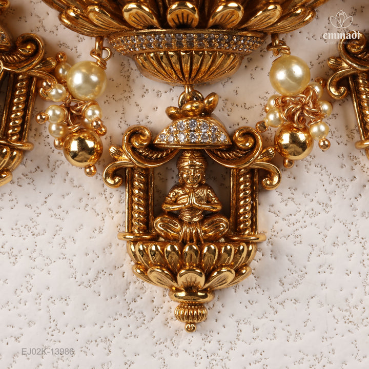 Long Necklace Premium Nakshi