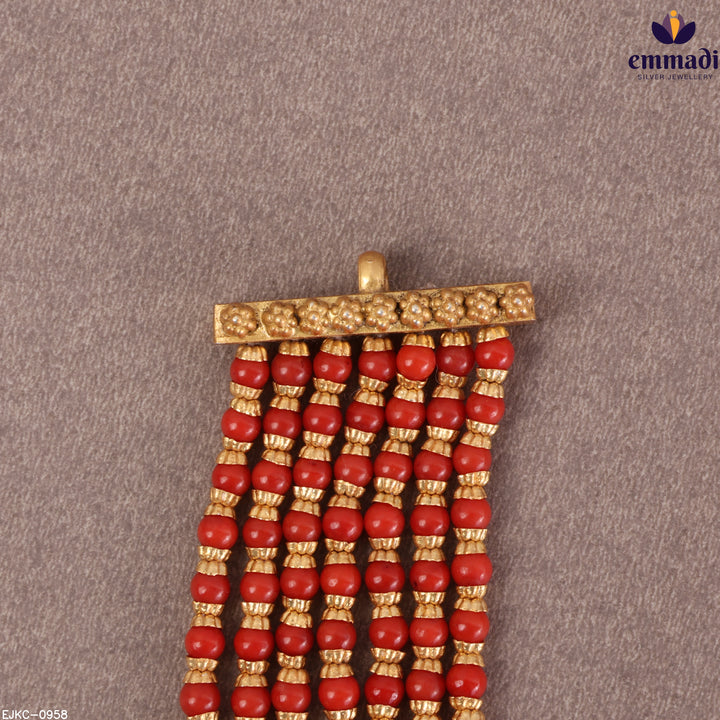 Long Necklace Kundan Nakshi