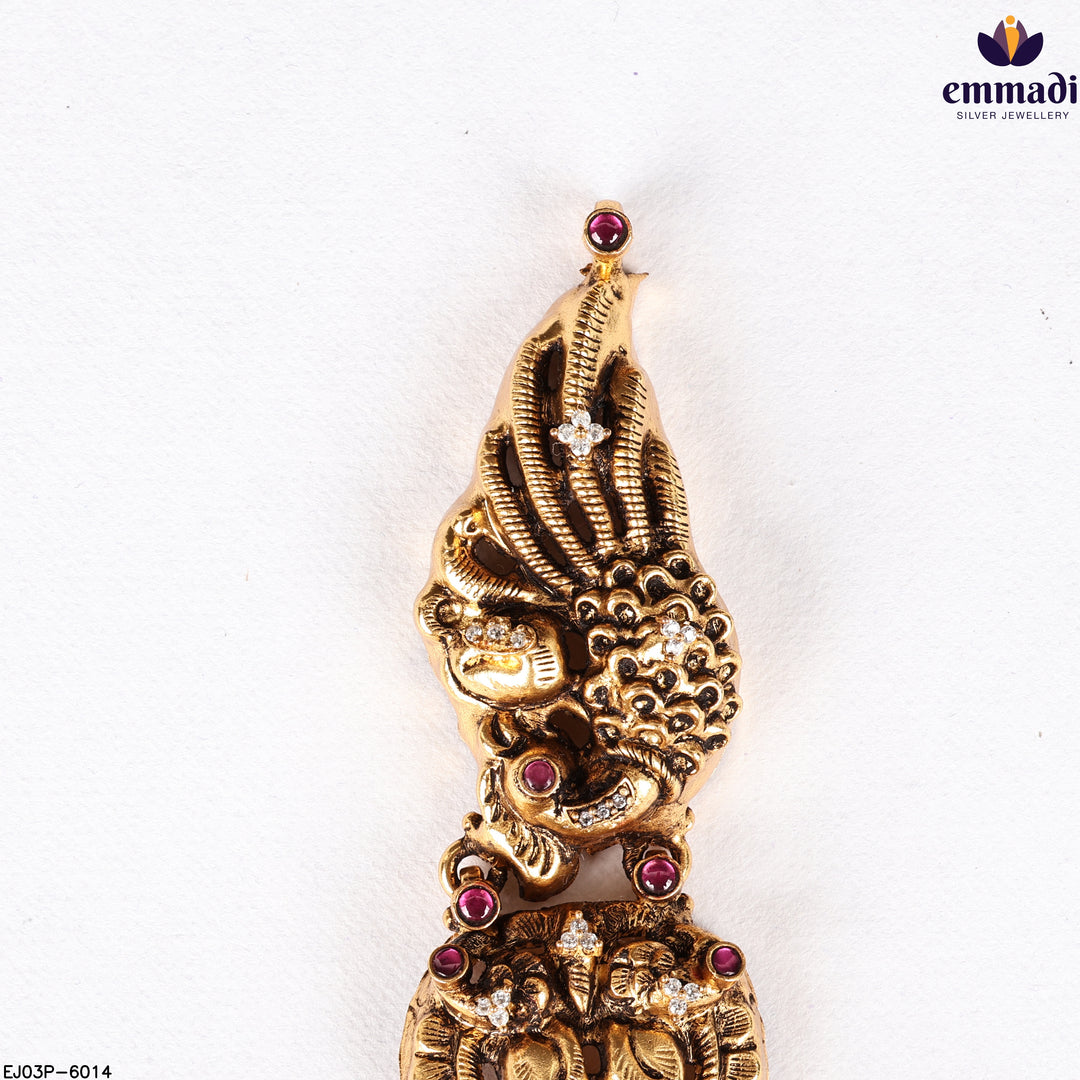 Long Necklace Kundan Nakshi