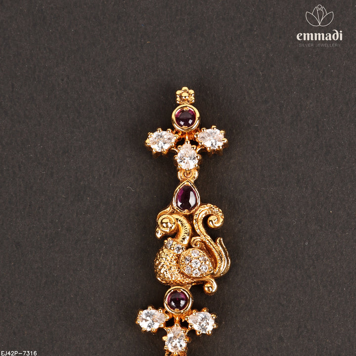 Short Necklace Premium Nakshi