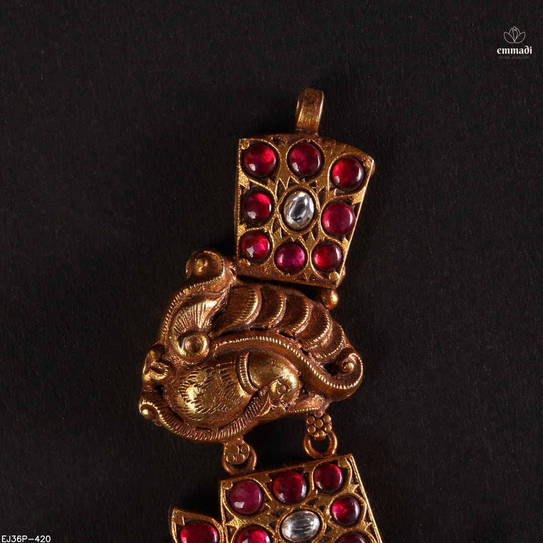 Short Necklace Kundan Nakshi