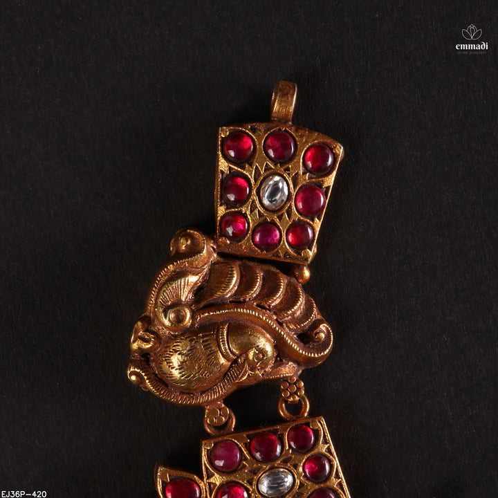 Short Necklace Kundan Nakshi