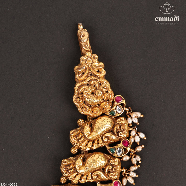 Short Necklace Kundan Nakshi