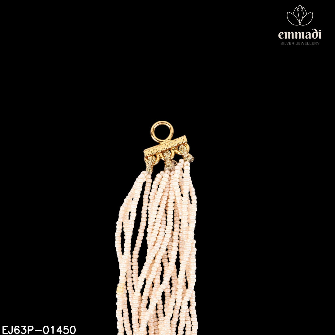 Long Necklace Kundan Nakshi