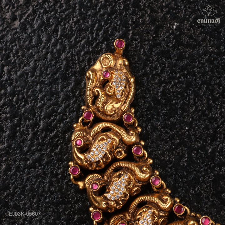 Short Necklace Kundan Nakshi