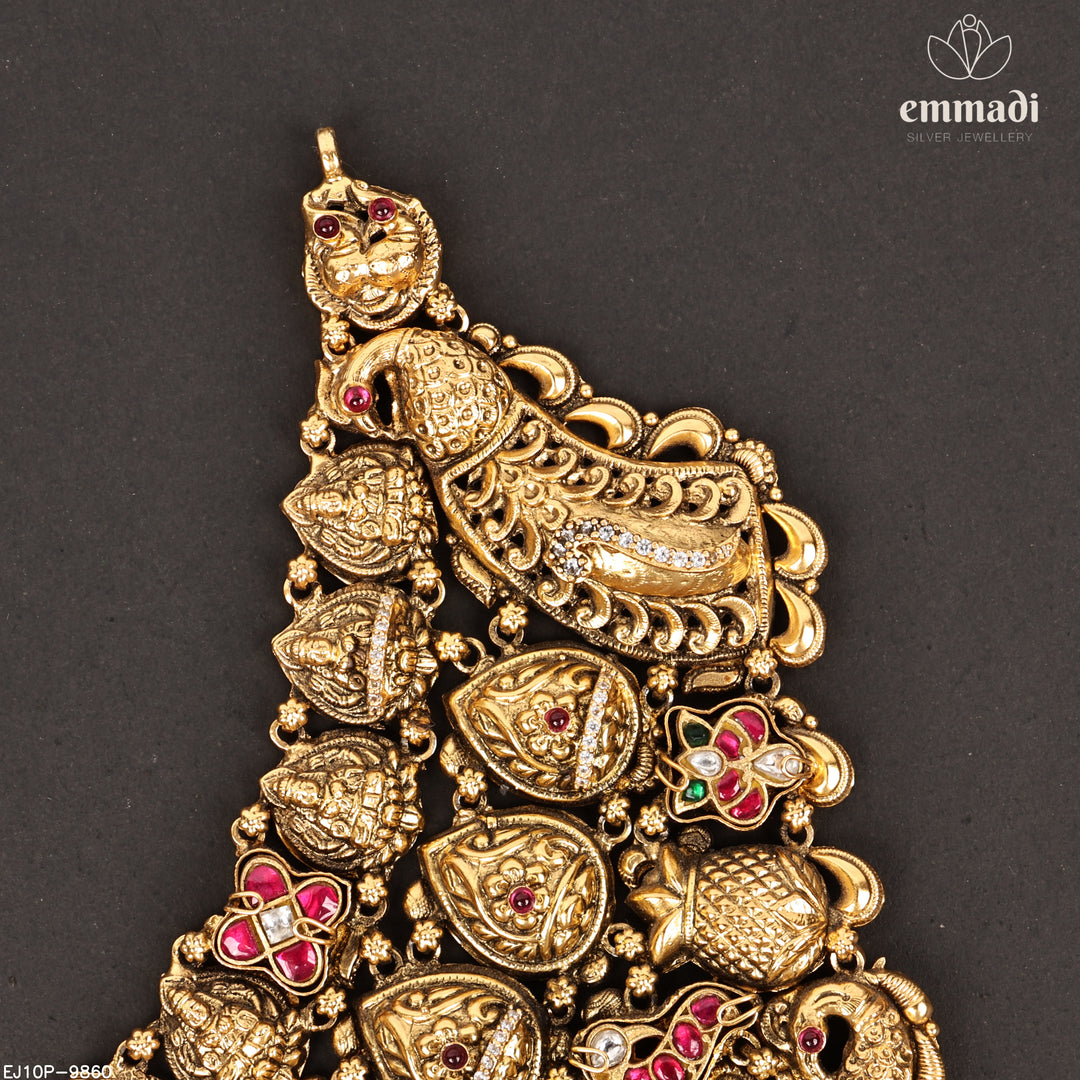 Short Necklace Kundan Nakshi