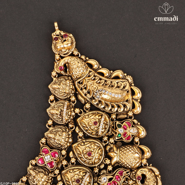 Short Necklace Kundan Nakshi