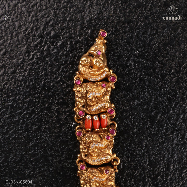 Long Necklace Kundan Nakshi